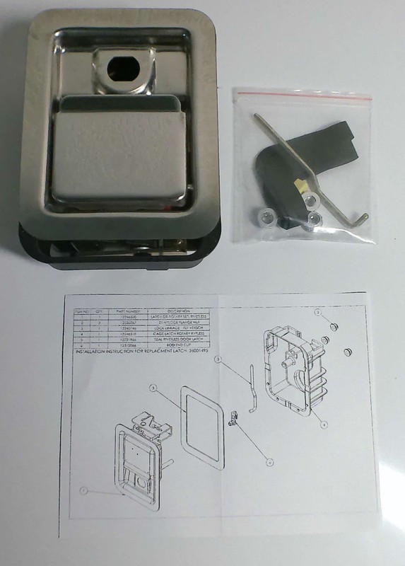 Stainless Steel Rotary Latch Repair Kit 2622708