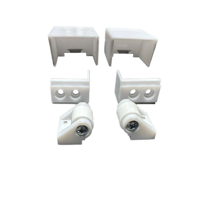 Adjustable Pocket Door Guide Slim Kit (Includes Hardware Covers) gallery