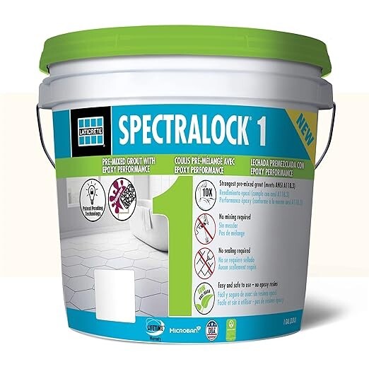 LATICRETE SPECTRALOCK® 1 Pre-Mixed Grout (#44 Bright White)