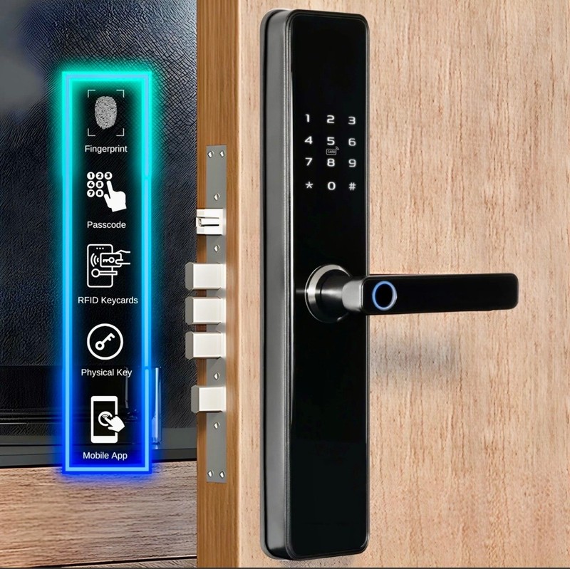 Intelligent Lock Smart Door Lock K1 Pro black gallery