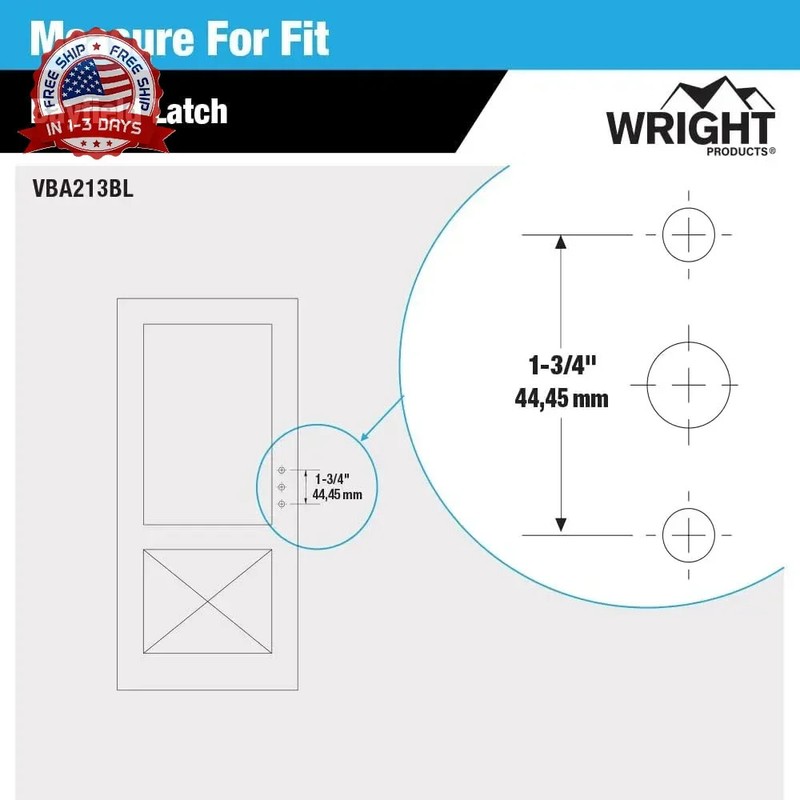 Wright Products - Bayfield Surface Lever Mount Latch for Screen and Storm Doors, gallery