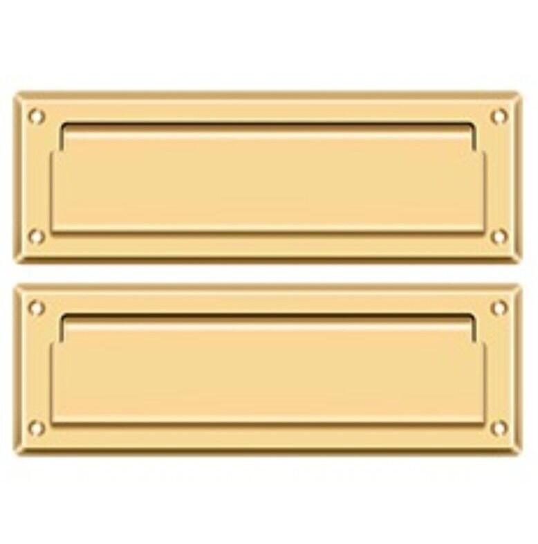 Deltana MS627CR003 Mail Slot 8 7/8″ with Back Plate w Mounting Screws, FAST