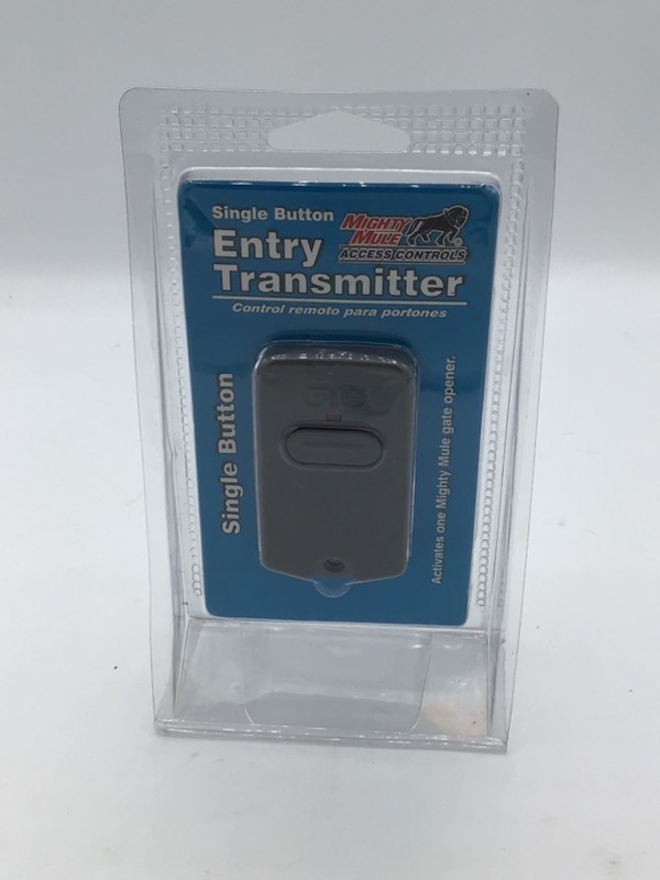 Mighty Mule Entry Transmitter Single Button Gate Opener Remote FM135 / Sealed