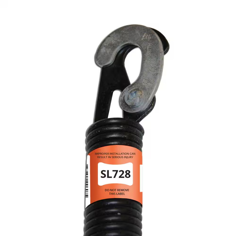SL728 28 In. Lock-End Extension Spring (0.177 In. No. 7 Wire)