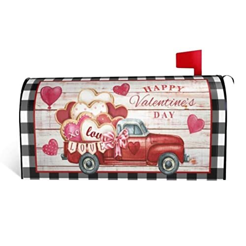 Valentines Day Mailbox Cover Magnetic Standard Size 18″ X 21″, Valentine 01