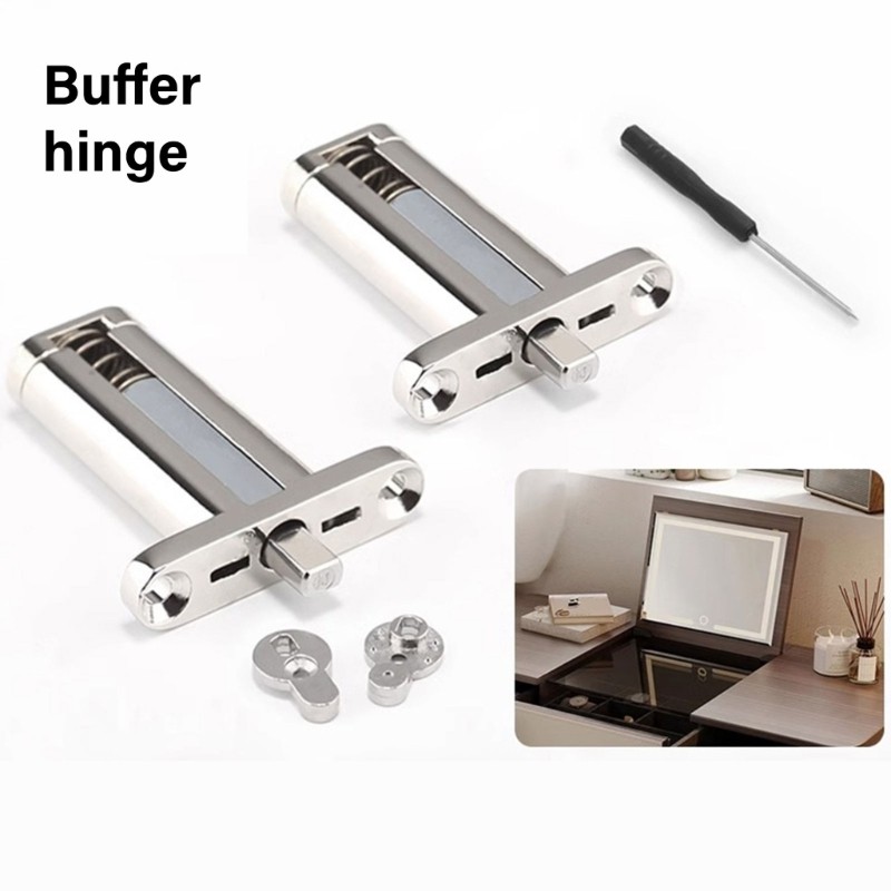 Concealed Hinge Smooth Operate Flip Cover Hinges for Elegant Dressing Tables