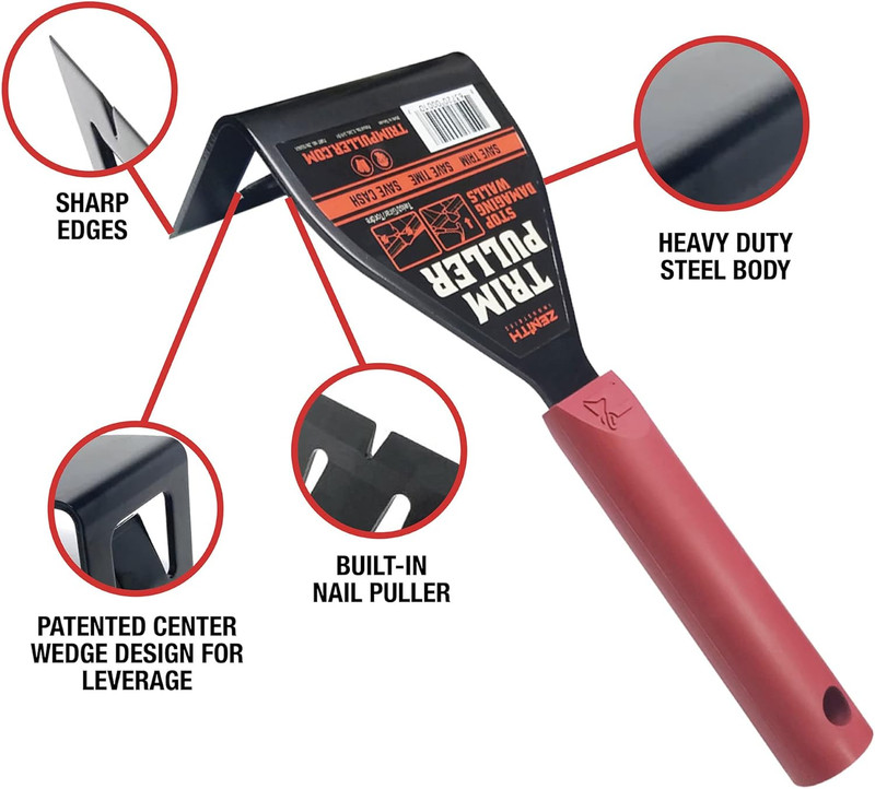 Trim Puller Multi-Tool for Baseboard, Molding, Siding and Flooring Removal, Remo gallery
