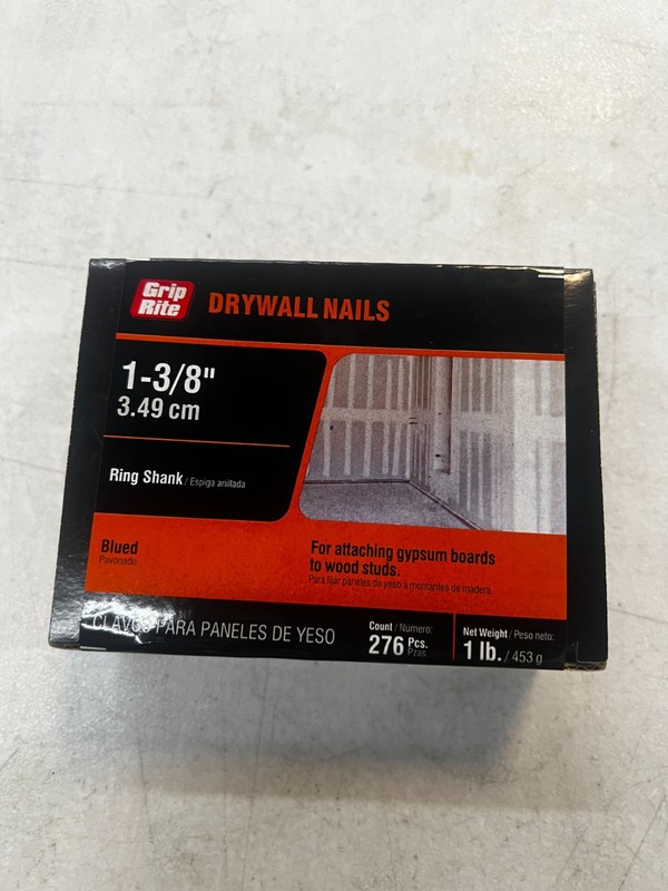 Grip-Rite Drywall Nail Bright 5 Lbs 1-3/8″ 276pcs