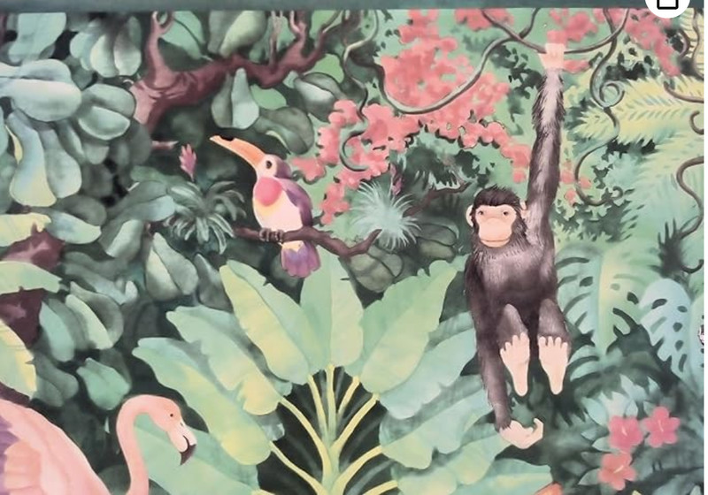 Wallpaper Border: Seabrook Designs - Jungle - 4 Double Rolls - Lot 1 gallery