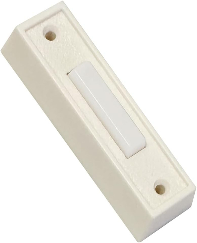 LED Lighted Doorbell Button Push Switch Wall Mounted for Chime Ring (BLACK) gallery