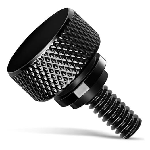 Stainless Steel Seat Bolt Motorcycle Screw Fit for Harley Davidson 1996 Black