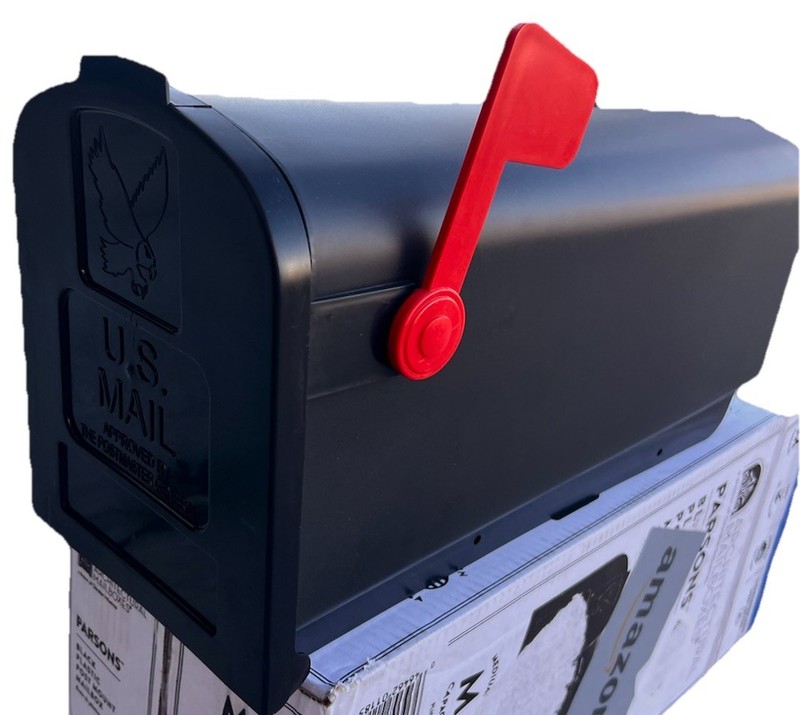 Architectural Mailboxes Parsons Medium Capacity, Plastic Post Mount Mailbox, …