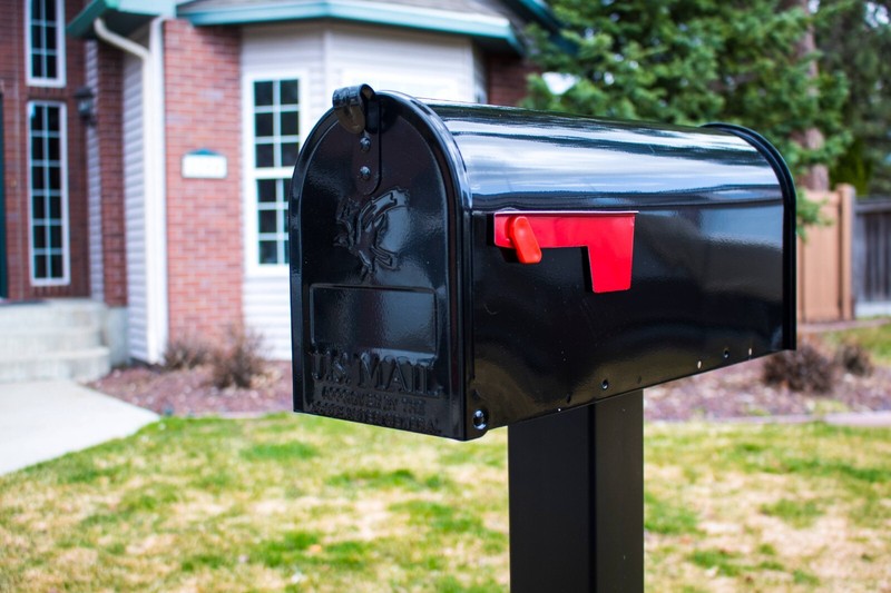New- Gibraltar Mailboxes Classic Medium, Steel, Post Mount Mailbox, BlackOpens gallery