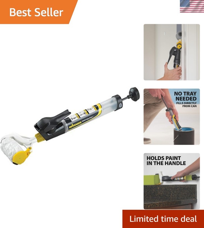 Ergonomic Power Paint Roller with Thumb Control for Effortless Application