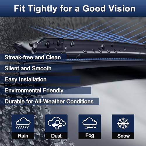 2pcs 24"+19" Silicone Front Windshield Wiper Blade for Volkswagen Golf Plus gallery