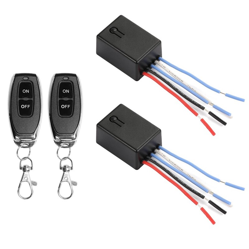 New Mini Wireless Remote Control Switch DC 6V 12V 24V 36V 60V 1 Channel 2Set gallery