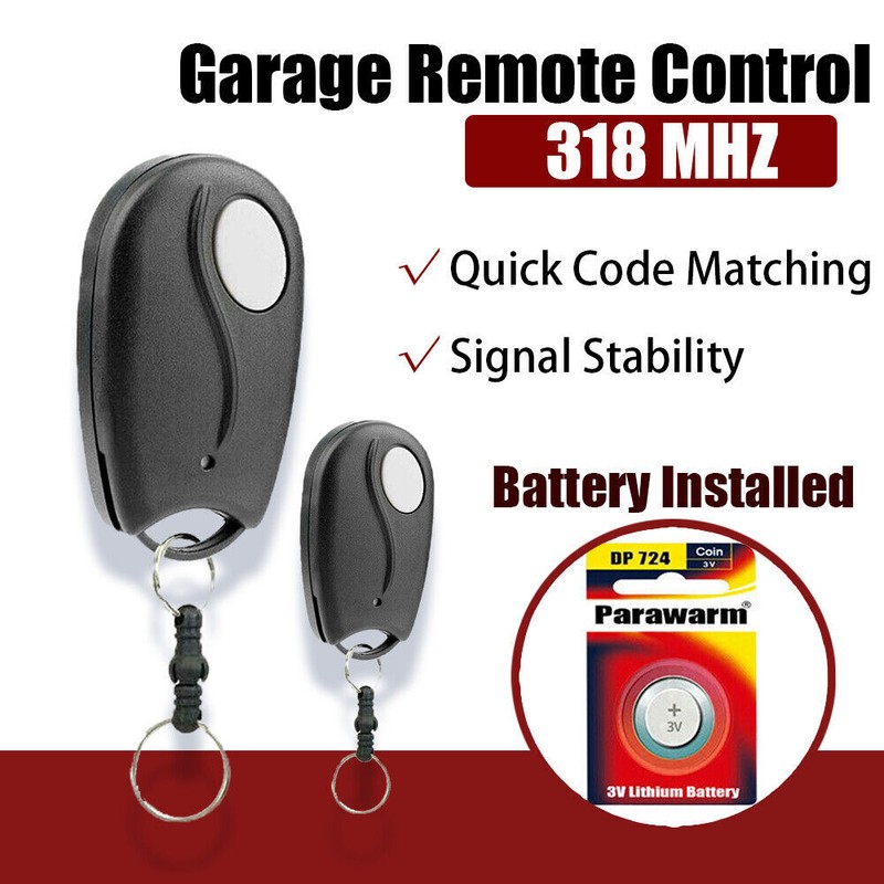 For Linear Mega Code MCT-2 MCT-3 Garage Door Remote Transmitter DNT00084 318mhz gallery