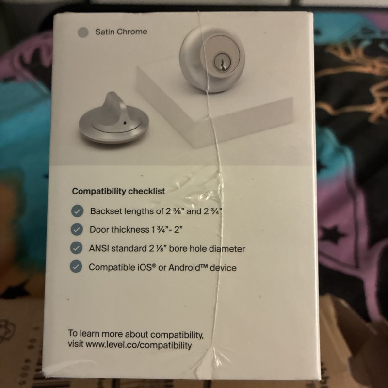 Level Lock Smart Lock Keyless Entry, Bluetooth Ring, Apple HomeKit, Satin Nickel gallery