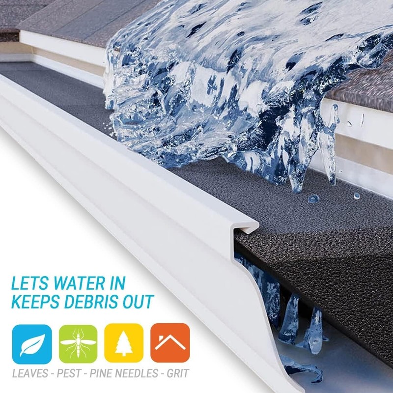 K-Style Leaf Guard Foam Insert - Lightweight 5-Inch System for Gutter Care gallery