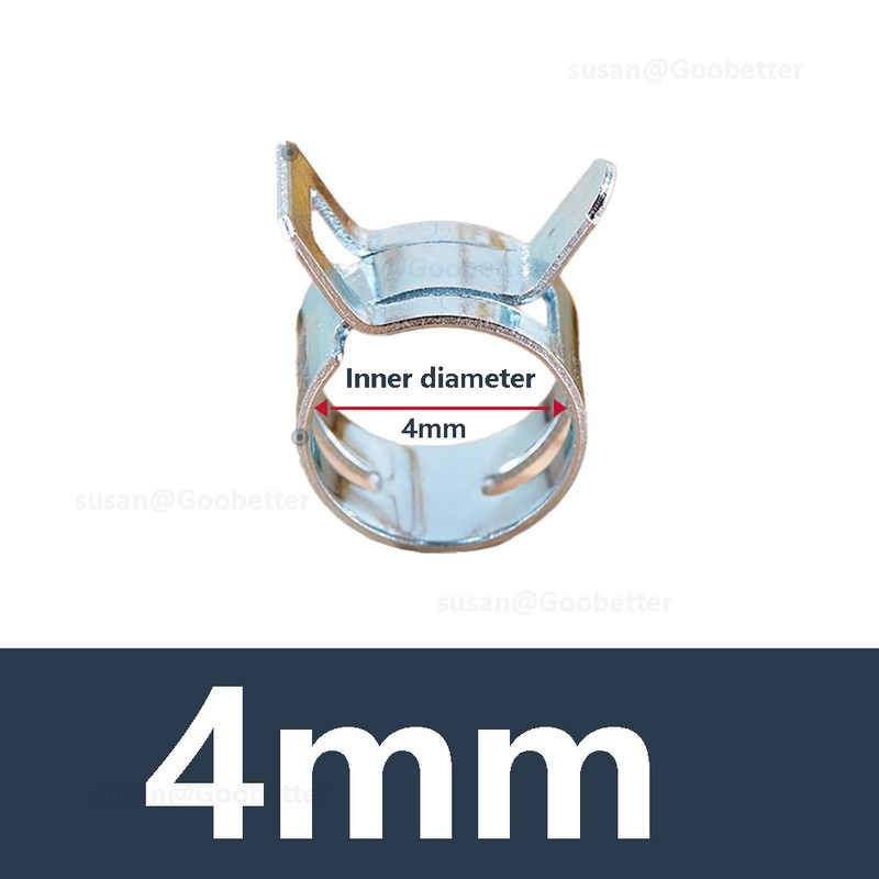 Spring Hose Clips Clamps Fuel Air Gas Water Pipe Self Clamping Sealing Zinc