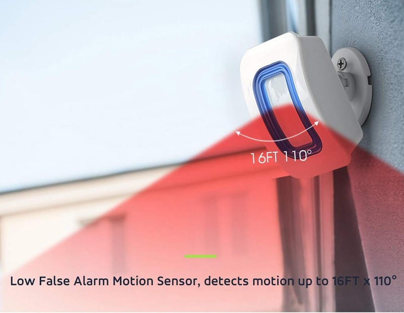 Wireless Motion Sensor Detect Alert Home Driveway Alarm Door Chime 3 PCS Set gallery