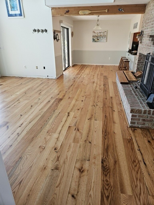 Reclaimed Red Oak Flooring 3/4” Thick Tongue And Groove 191 Sqft gallery