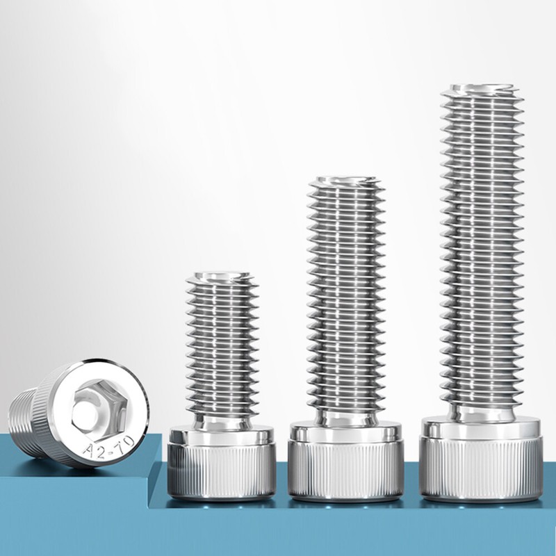 Left Hand Thread Socket Cap Screws Hex Allen Bolts A2 304 Stainless Steel M3 M16 gallery