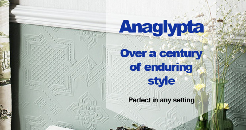 Anaglypta Embossed Textured Paintable Wallpaper – Complete Range