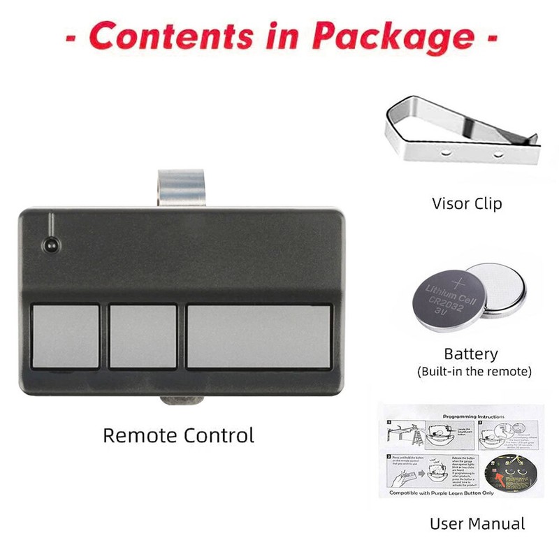 Remote Control Replacement For LiftMaster Garage Door Opener 41A5021 390MHZ gallery
