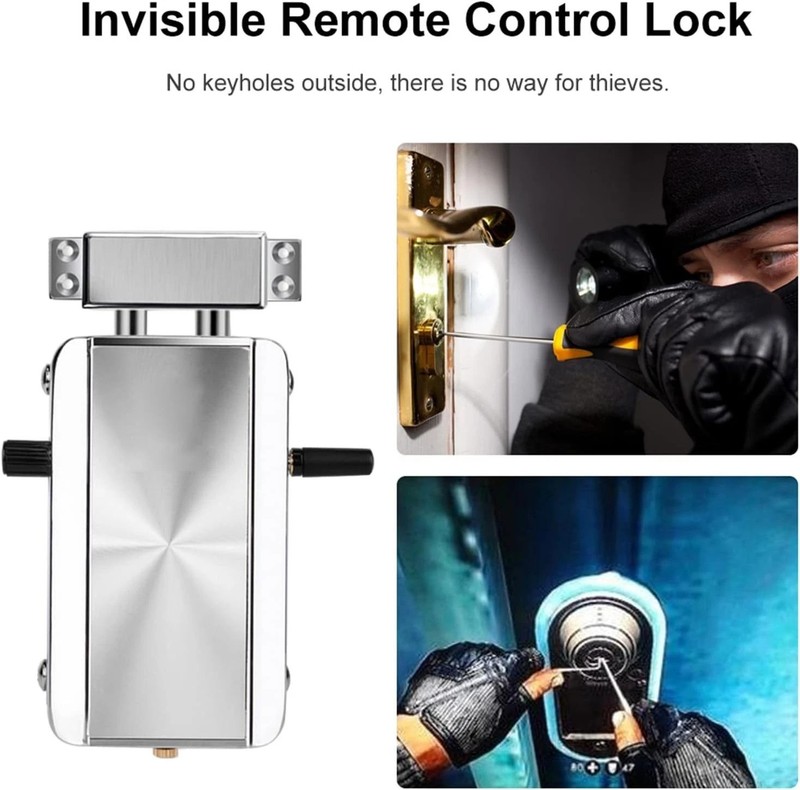 Remote Control Electronic Intelligent Door Lock, Smart Wireless,Electronic De... gallery