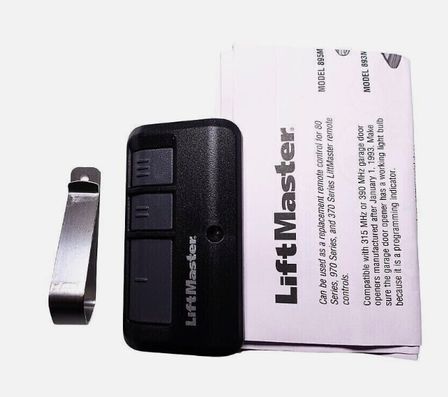 893MAX 3 Button LiftMaster Visor Remote Control Garage Door Opener PACK # 20 gallery