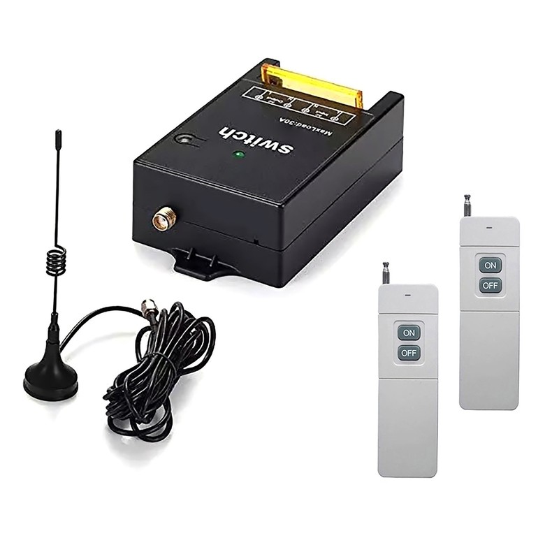 1.5KM Range 2CH RF Wireless Remote Control Switch Transmitter+Receiver Accessory