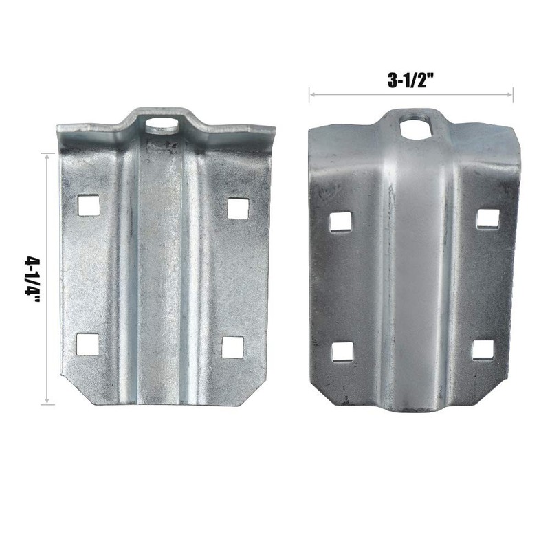 Box Rail Hanger Kit 2 Set,Exterior Barn Door Hardware Kit,Each Rated Safe Wor... gallery