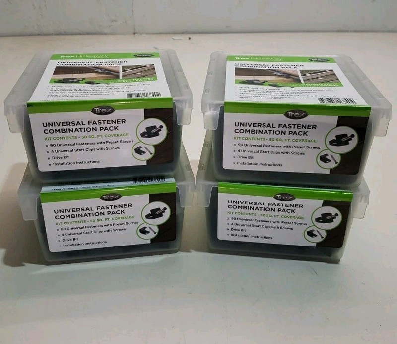 Trex Hidden decking Fasteners – 360 Count universal hideaway fastener combo pack