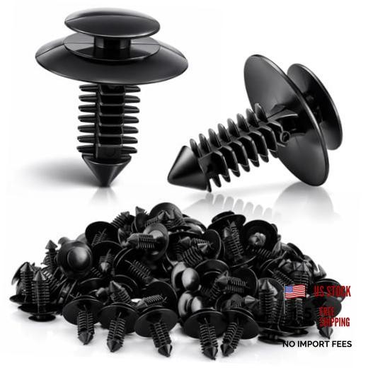 100PCS N801925-S Door Trim Panel Clips Retainers Fastener Clips for Ford F150