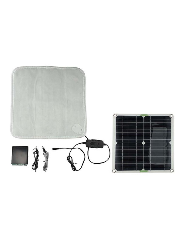 Dual Use 50W Solar Heating Pad for Pets and Footwear with Energy Storage Box