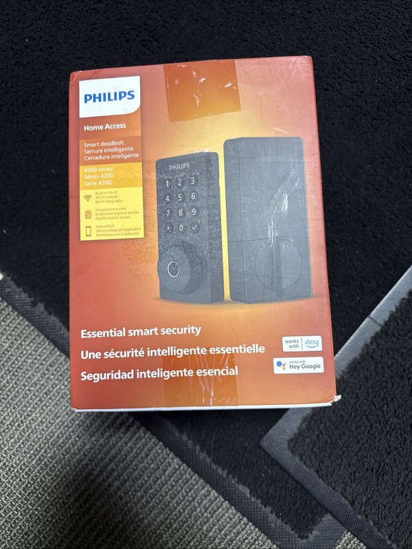 Philips Home Access Smart Deadbolt 4200 Series Smart Lock – Black