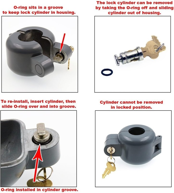Lock-Out Device for Doorknobs - Secure & Cleanable Gray Solution for Home Use gallery