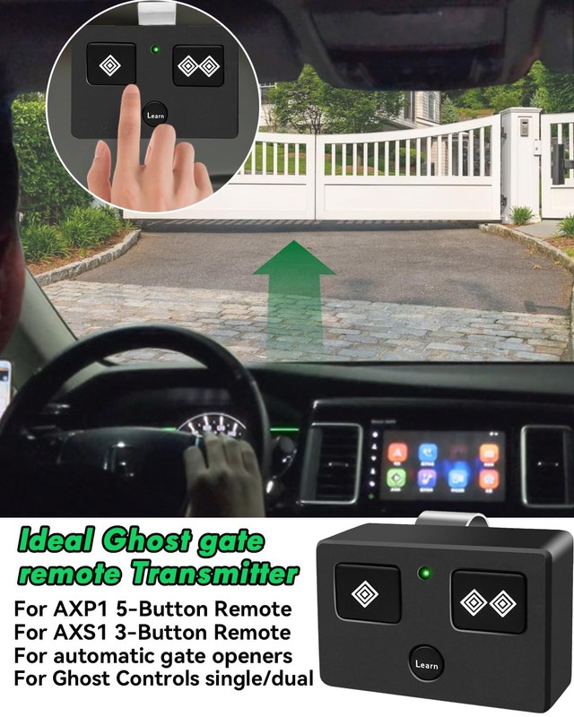 for Ghost Control, AXP1 AXS1 Ghost Gate Opener Remote Transmitter gallery