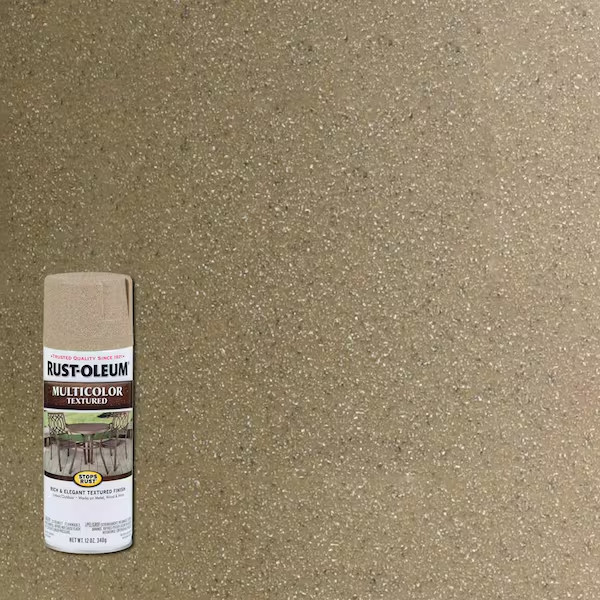 Rust Oleum Stops Rust Textured Spray Paint 12Oz ,Beige Durable Finish Pack of 2 gallery