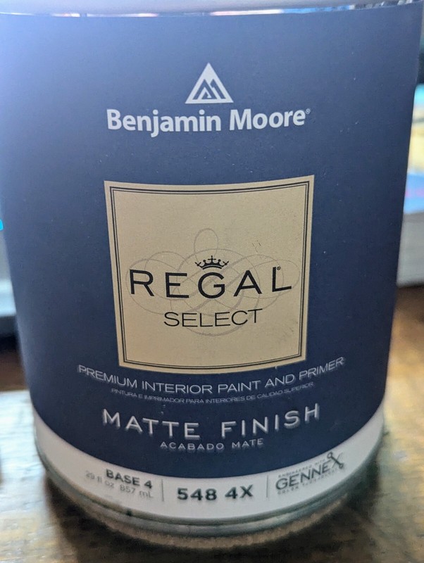 Benjamin Moore Regal Select Premium Interior Paint & Primer Matte Finish Base 4