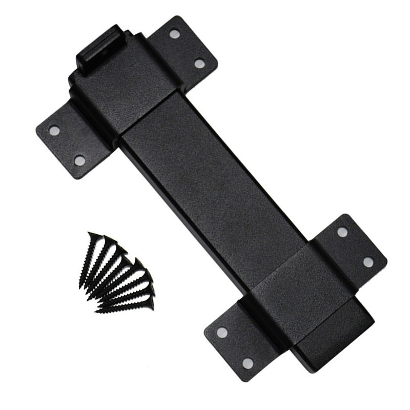 Forged Steel Slide Bolt Latch 19 x 7 x 5 cm with Padlock Hole for Gate Security