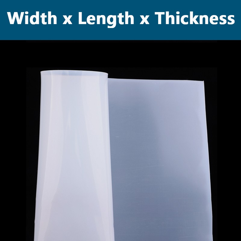 Soft Silicone Sheet Clear Translucent High Temp Mat Seal Plate 0.5mm-20mm Thick