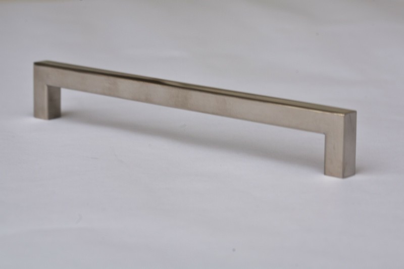 Square Pull Stainless Steel Cabinet Handle - Brushed Nickel. 7 more colors gallery