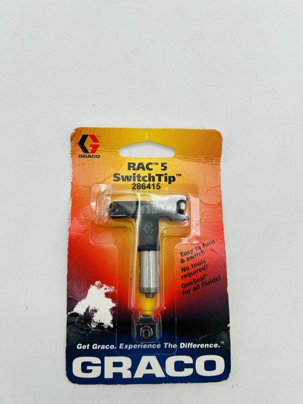 Graco RAC 5 286415 Switch Tip Reversible 4050 PSI Max for Airless Spray Guns