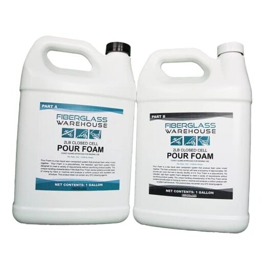 2 LB Density 2-Part Polyurethane Liquid Expanding Pour Foam Kit (2 Gallon) |