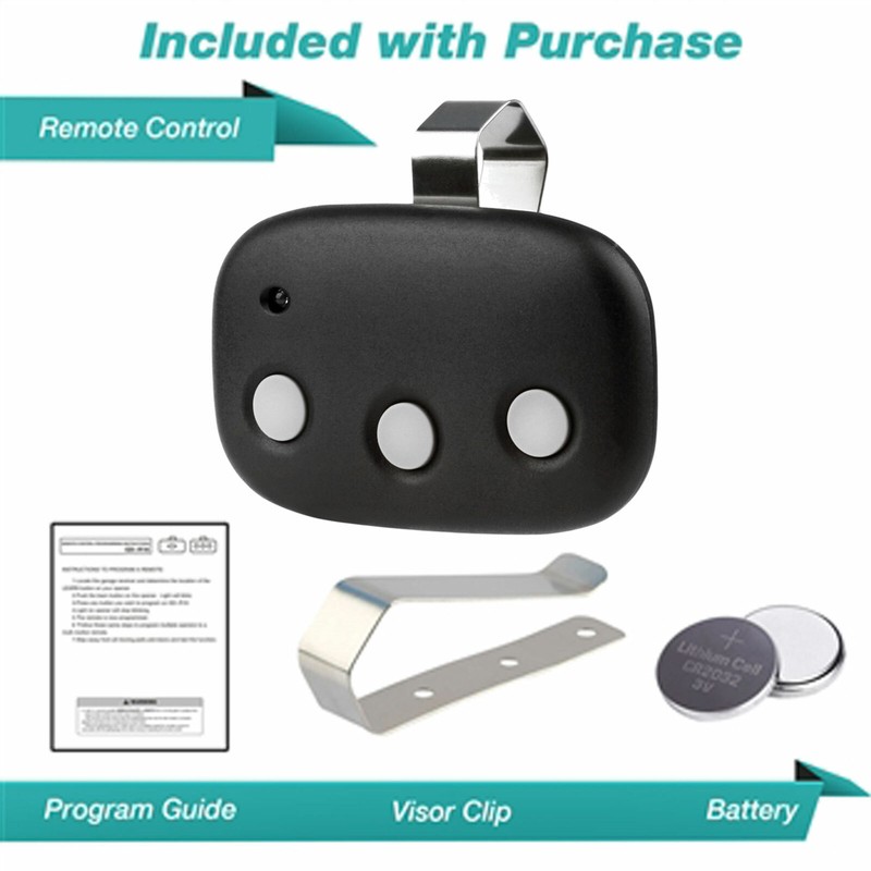 Garage Door Remote for Linear Megacode MCT-3 DNT00089 (3 Button)