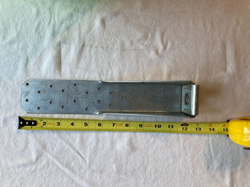 Simpson Strong-Tie HTT4 MCC-T 12-3/8” 11 Gauge Tension Tie, Galvanized