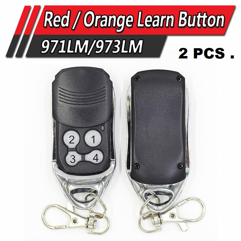 2 For 973LM Chamberlain LiftMaster Garage Door Opener Mini Remote Control 390MHZ