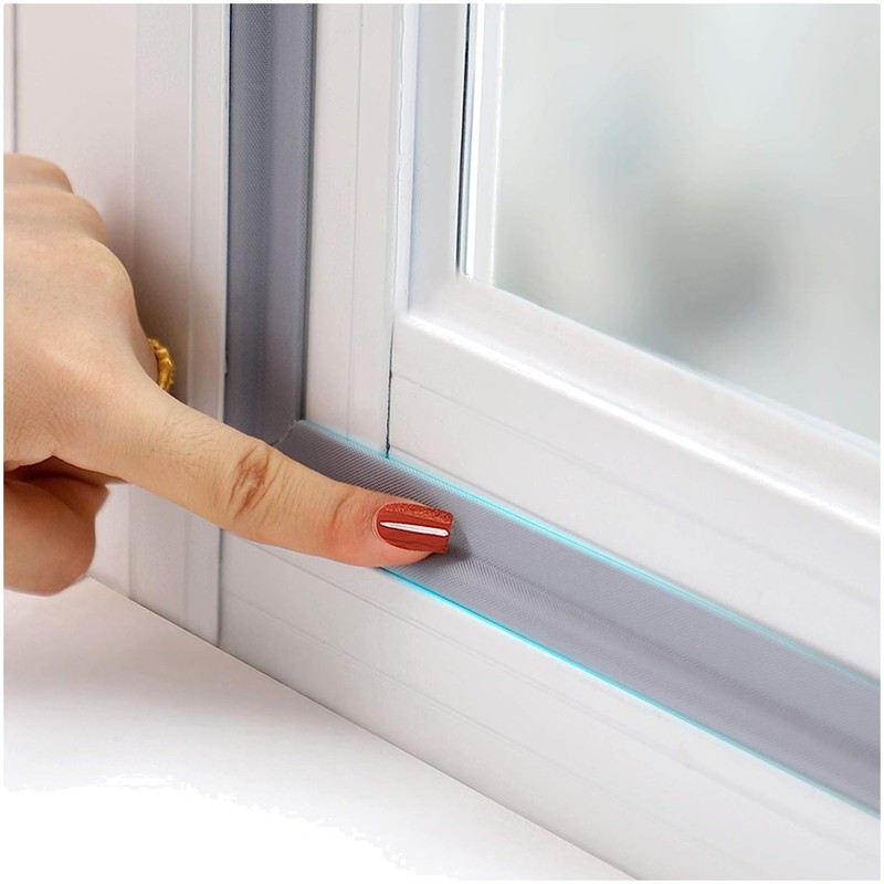 Draft Stopper Sweep, Door Weatherproofing Stripping, Window Seal Strip Self-a…